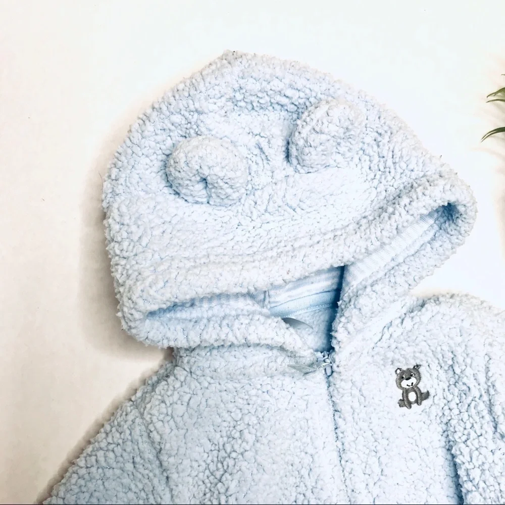 CARTER’S Bear Blue Sherpa Hood Jacket